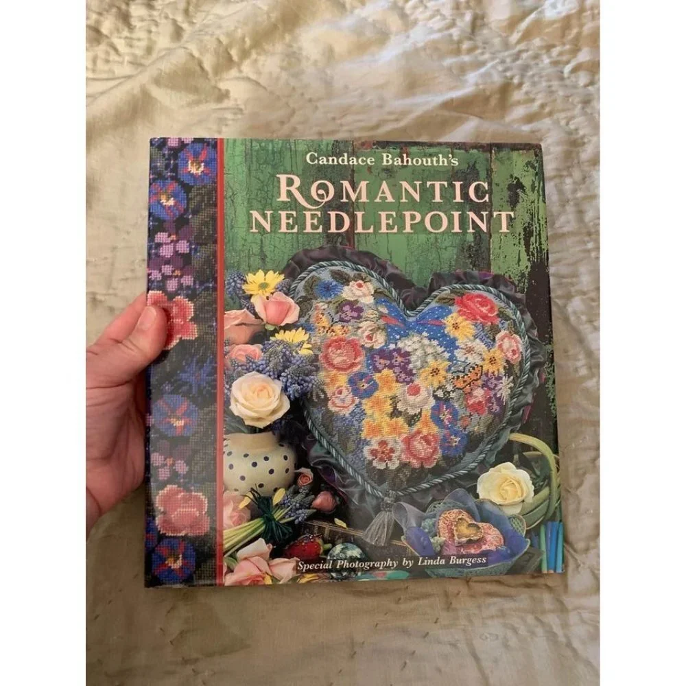Vintage Romantic Needle Point Craft Book